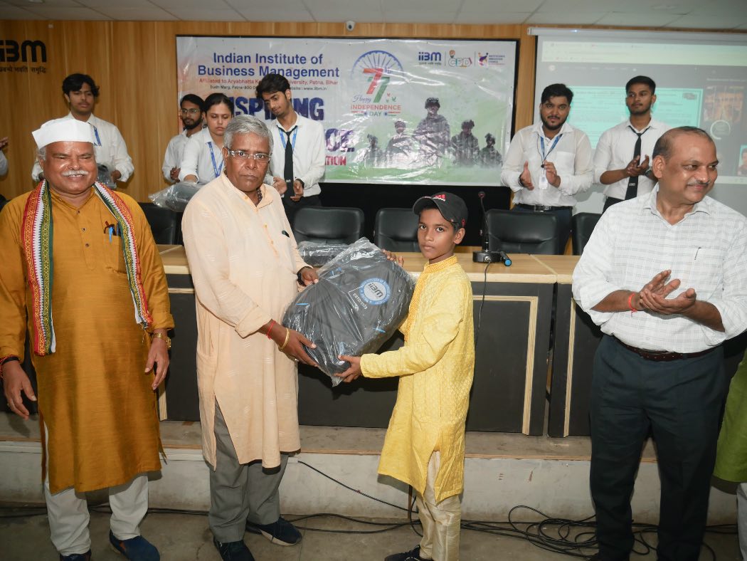 IIBM Celebrates Independence Day 2024 with Patriotism and Community Spirit
